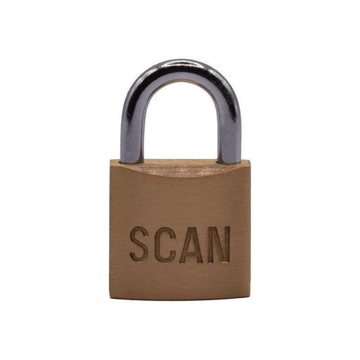 Scan Brass Padlock 25mm Scan - Town Tools