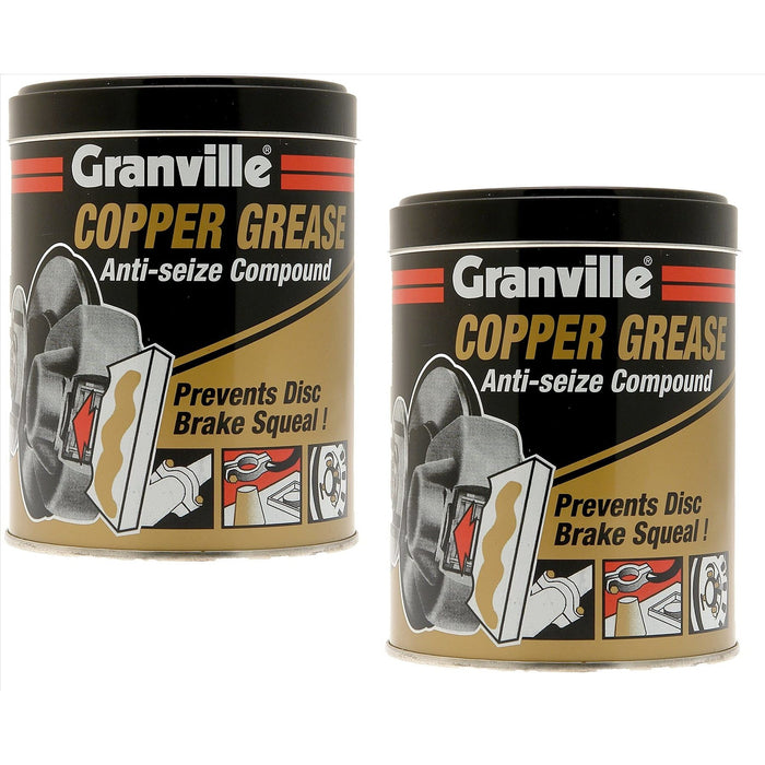 2x 0149 Granville Copper Grease Slip Anti Seize Assembly Compound 500ml