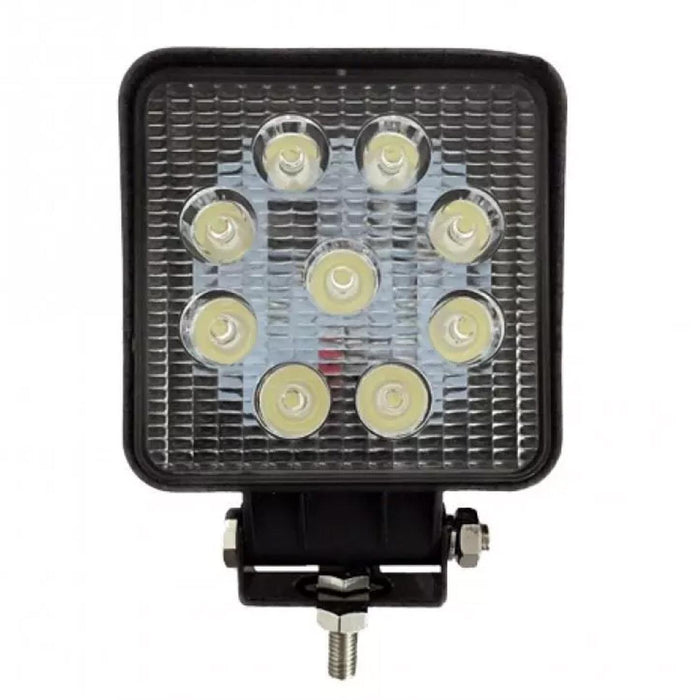 Flood LED Work Lamp - 9 x 3W - High Intensity Long Life LED - Maypole MP5057 Maypole - Town Tools 