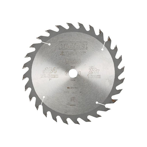 Dewalt Power Tools Series 40 Circular Saw Blade 184 x 16mm x 28T ATB DeWALT Power Tools - Town Tools