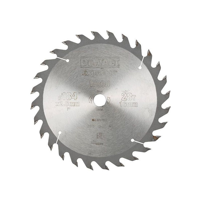 Dewalt Power Tools Series 40 Circular Saw Blade 184 x 16mm x 28T ATB DeWALT Power Tools - Town Tools