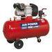 Sealey Air Compressor 100L V-Twin Direct Drive 3hp SAC10030 Sealey - Town Tools 