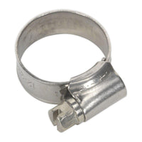 Sealey Hose Clip Stainless Steel16-22mm Pack of 10 SHCSS00