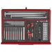 Teng Tools 26" PRO35™ stack FOAM tool kit 418 pieces red Town Tools - Town Tools