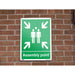 Sealey Safe Conditions Safety Sign Assembly Point Rigid Plastic SS37P1 Sealey - Town Tools 