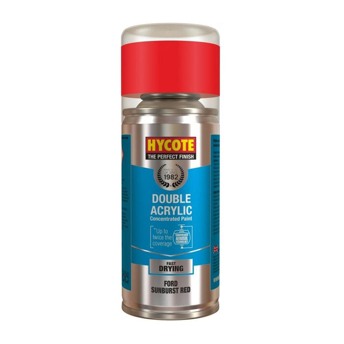 3x Hycote Aerosol Paint for Ford Sunburst Red 150ml Hycote - Town Tools 