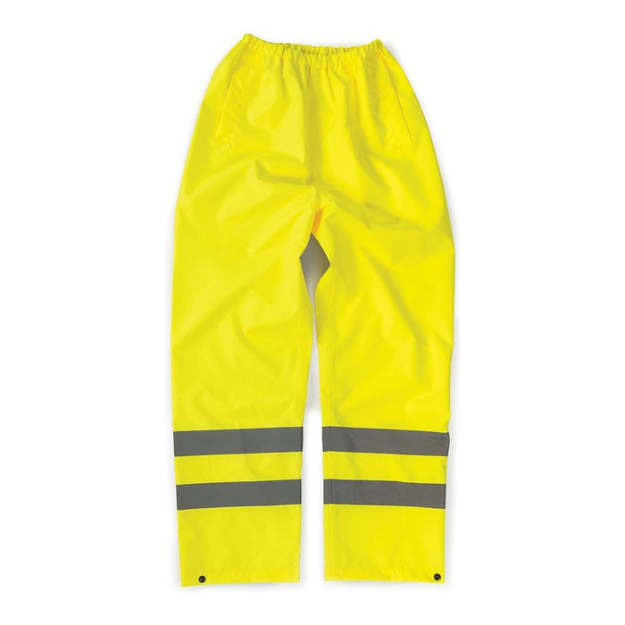 Tough Grit Hi-Vis Waterproof Trousers Yellow XXL Tough Grit - Town Tools 