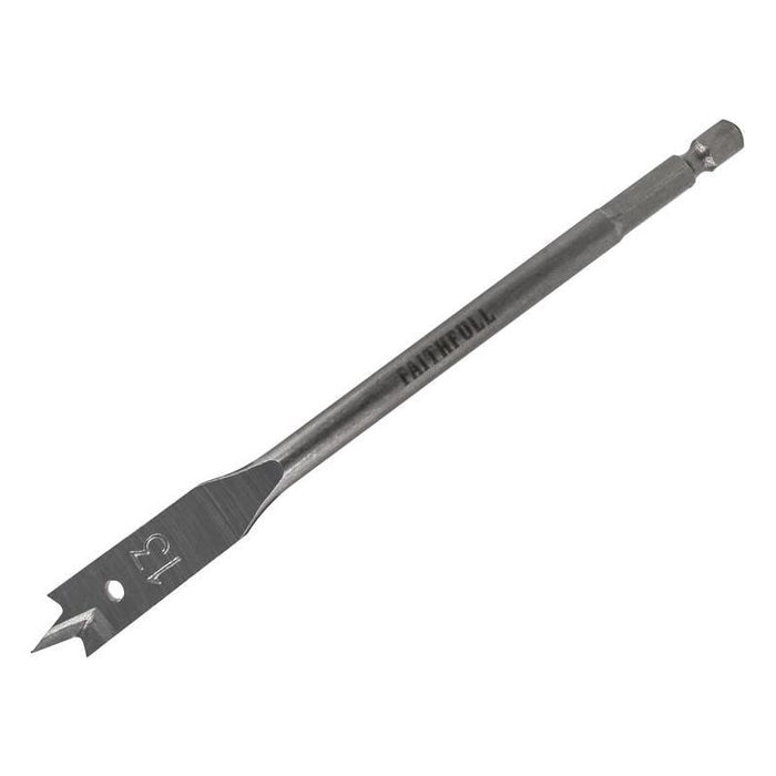 Faithfull Flat Bit 13mm Faithfull - Town Tools