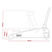 Sealey Trolley Jack 3 Tonne Long Reach Heavy-Duty Hi-Vis 1153CXHV Sealey - Town Tools 