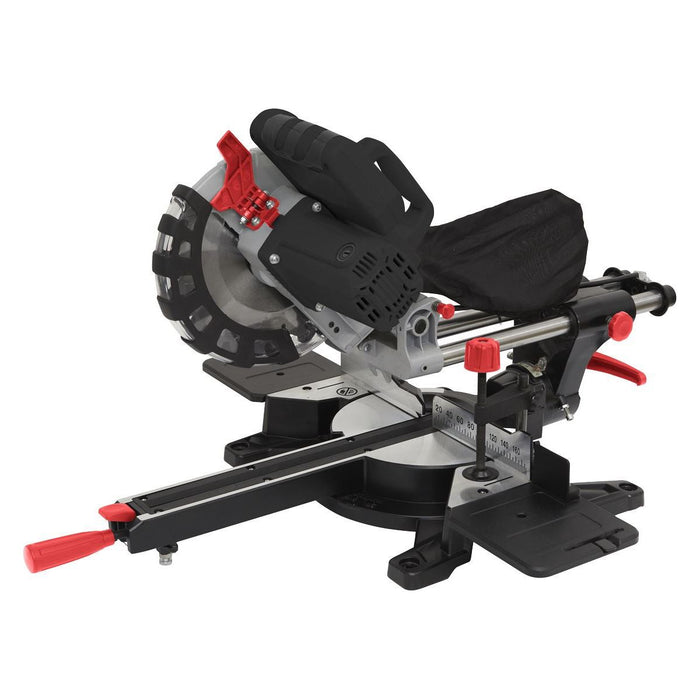 Sealey Sliding Compound Mitre Saw216mm SMS216 Sealey - Town Tools 