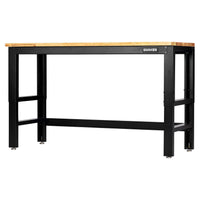 Draper Bunker Workbench with Hardwood Worktop, 1550mm
