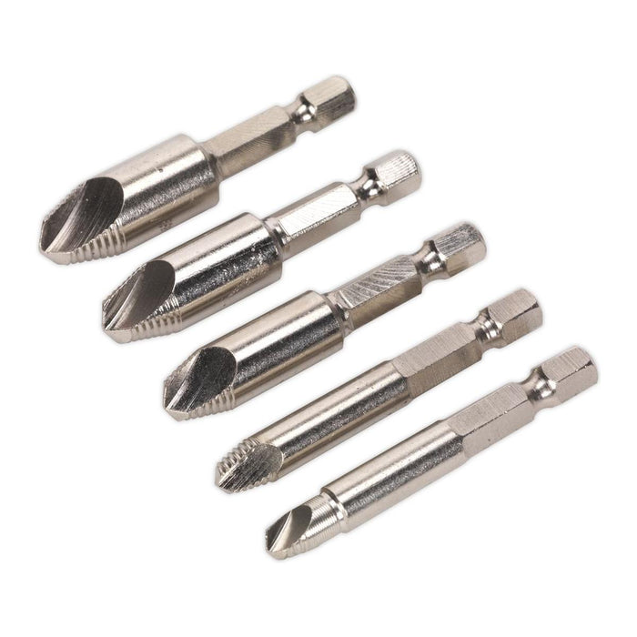 Sealey HSS Screw Extractor Set 5pc AK7228 Sealey - Town Tools 