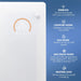 Baridi 2000W Electric Glass Panel Heater with 24/7 Timer, Remote Control & Wi-Fi - White Baridi - Town Tools