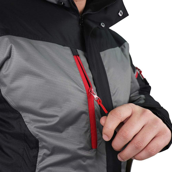 Tool Connection Waterproof Lightweight Padded Jacket - Black/Grey - L LCJKT446-L Lee Cooper - Town Tools 