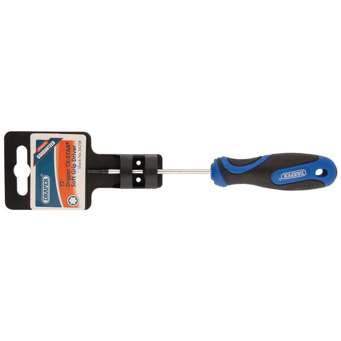 Draper TX-STAR Soft Grip Screwdriver, T7 34258 Draper - Town Tools 