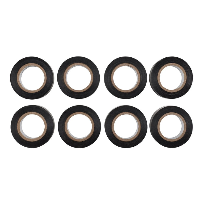 Draper Expert Insulation Tape, 10m x 19mm, Black (Pack of 8) - 619