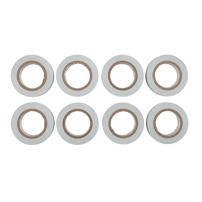 Draper Expert Insulation Tape to BSEN60454/Type2, 10m x 19mm, White (Pack of 8)