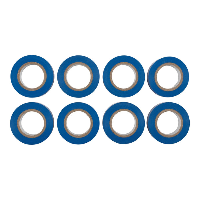 Draper Expert Insulation Tape to BSEN60454/Type2, 10m x 19mm, Blue (Pack of 8)