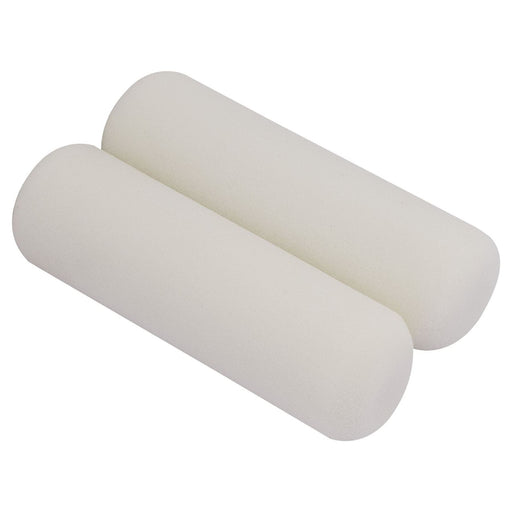 Draper Foam Paint Roller Sleeves, 100mm (Pack of 2) 82552 Draper - Town Tools 