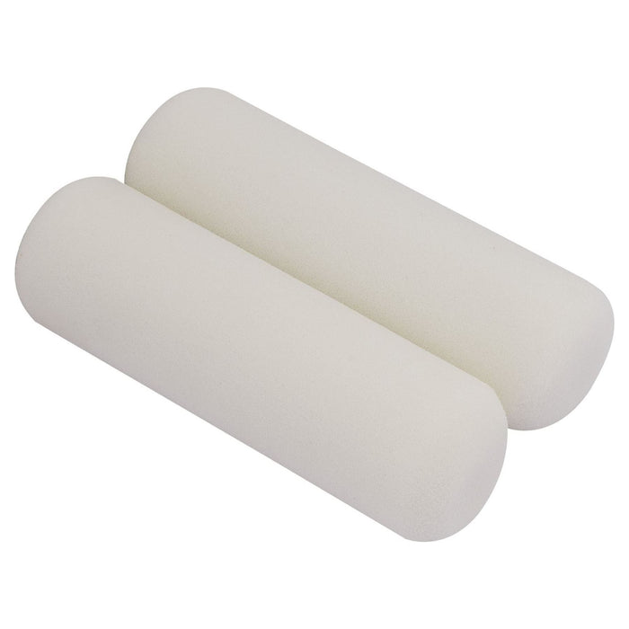 Draper Foam Paint Roller Sleeves, 100mm (Pack of 2) 82552 Draper - Town Tools 