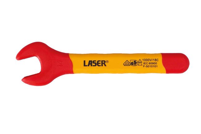 Laser Insulated Open Ended Spanner 14mm 8724 Laser - Town Tools 