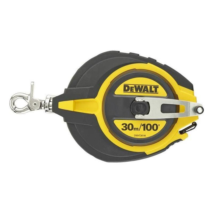Dewalt Steel Long Tape Measure 30m/100ft (Width 12mm) Dewalt - Town Tools