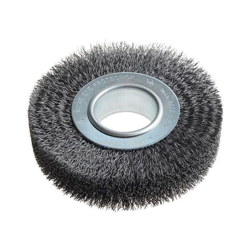Lessmann Wheel Brush D125mm x W29-31 x 40 Bore Steel Wire 0.30 + Adaptors Set 2 Lessmann - Town Tools