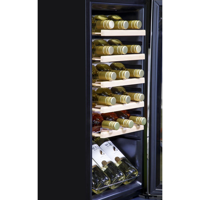 Baridi 18 Bottle Wine Fridge & Cooler - Stainless Steel DH29