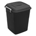 Sealey Refuse/Storage Bin 50L Black BM50 Sealey - Town Tools 