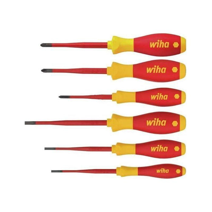 Wiha SoftFinish® electric SL/PH/PZS Screwdriver Set, 6 Piece Wiha - Town Tools