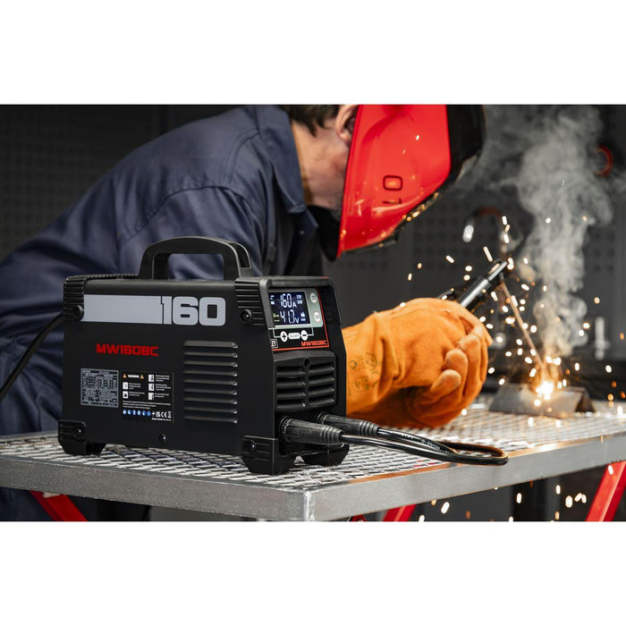 Sealey MMA Inverter Welder & Battery Charger/Starter 200A 230V MW160BC Sealey - Town Tools 