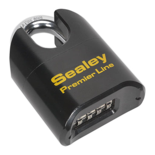 Sealey Steel Body Combination Padlock Shrouded Shackle 62mm PL603S Sealey - Town Tools 