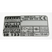 Label (sealey sr123)
