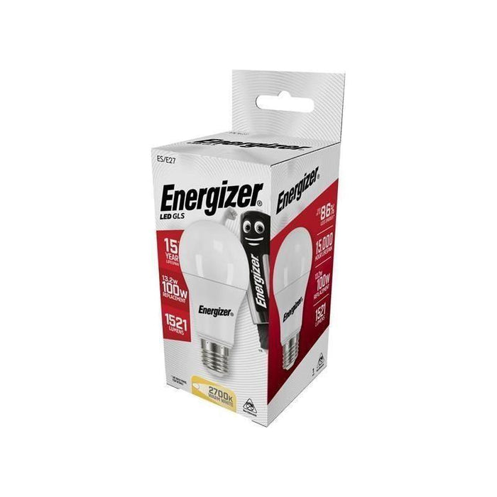 Energizer® LED ES (E27) Opal GLS Non-Dimmable Bulb, Warm White 1521 lm 13.2W Energizer® - Town Tools