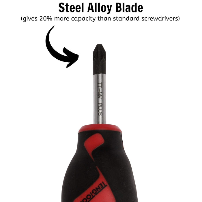 Teng Tools PZ Screwdriver PZ2 x 38mm XS Teng Tools - Town Tools 