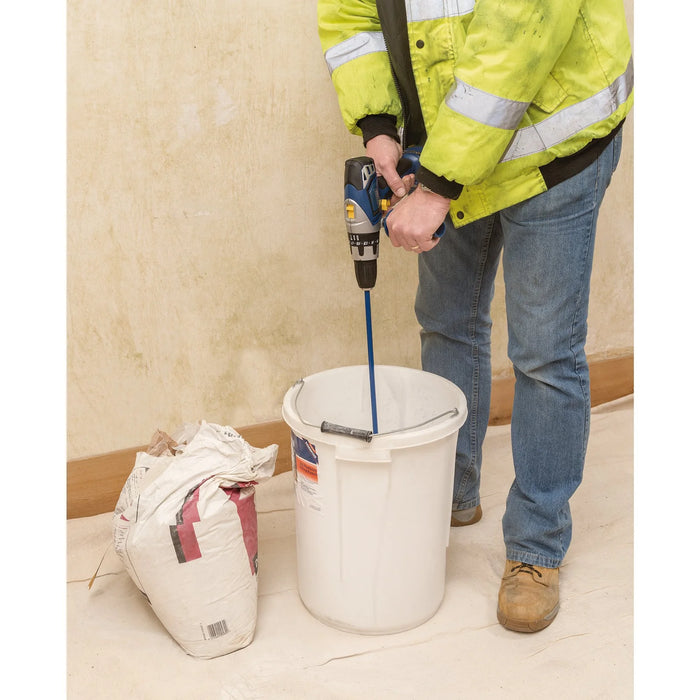 Draper Plasterers Mixing Bucket, 28L, White - PLASTBKT