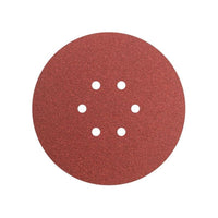 Faithfull Hook & Loop Sanding Disc DID2 Holed 150mm x 80G (Pack 5)