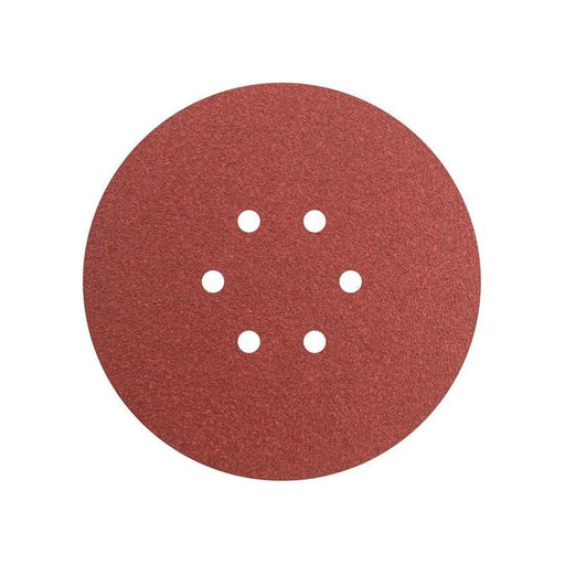 Faithfull Hook & Loop Sanding Disc DID2 Holed 150mm x 80G (Pack 5) Faithfull - Town Tools