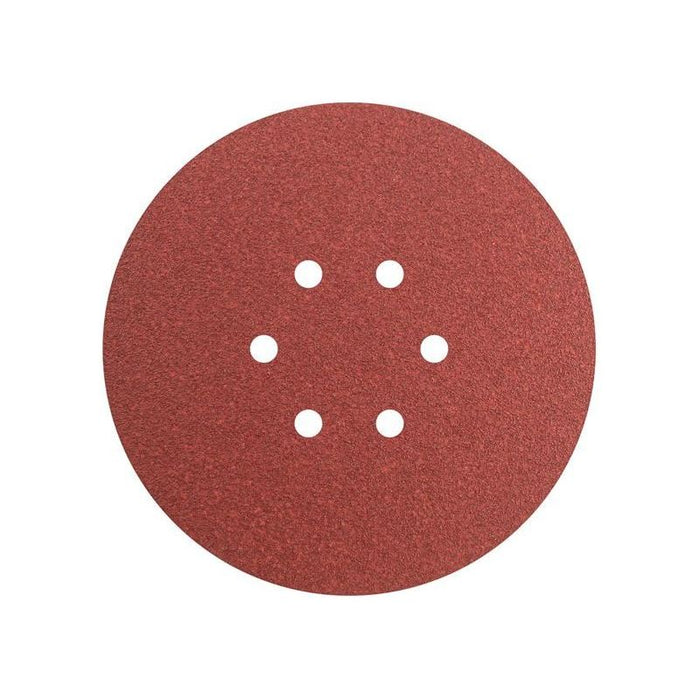 Faithfull Hook & Loop Sanding Disc DID2 Holed 150mm x 80G (Pack 5) Faithfull - Town Tools