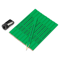 Draper Carpenter's Pencils with Sharpener (Pack of 10) - HGP10