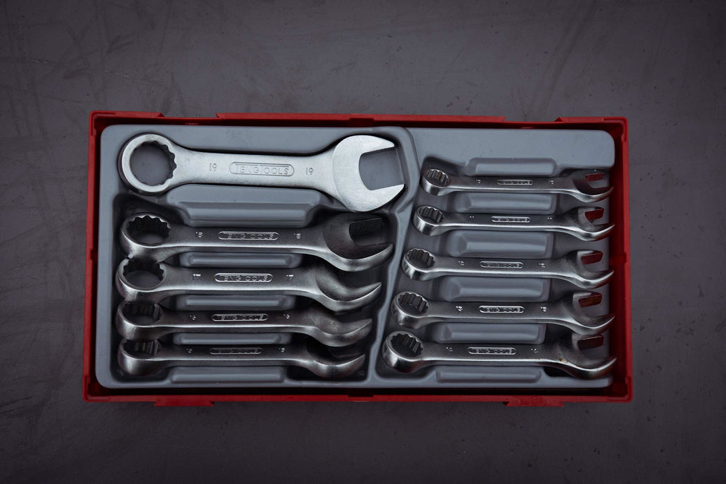 Teng Tools Stubby Combination Spanner Set TT1 10 Pieces Teng Tools - Town Tools 