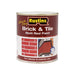 Rustins Quick Dry Brick & Tile Paint Matt Red 1 litre Rustins - Town Tools