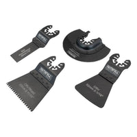 Faithfull Multi-Function Tool Flooring Blade Set 4 Piece