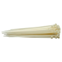 Draper Cable Ties, 4.8 x 200mm, White (Pack of 100) 70394