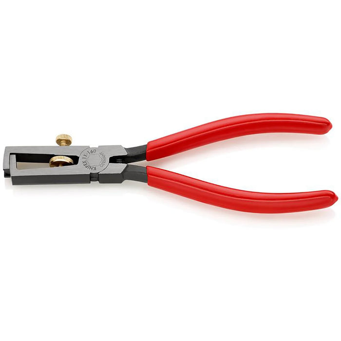 KNIPEX 11 01 160 Insulation Stripper with opening spring, universal plastic
