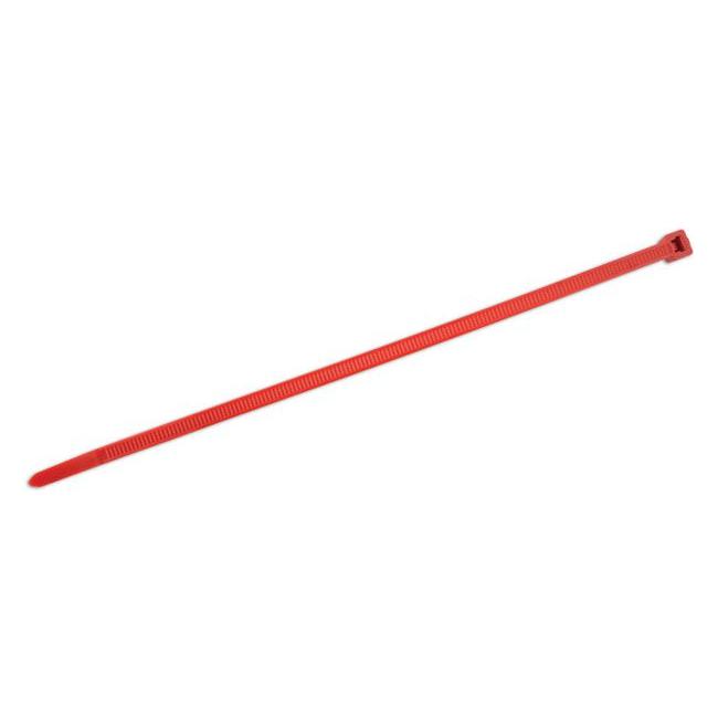 Tool Connection Red Cable Tie 200mm x 4.8mm 100pc 30340 Tool Connection - Town Tools 