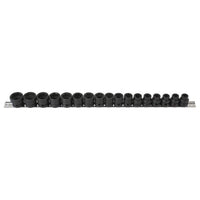 Laser Low Profile Impact Socket Set 1/2"D 17pc 6486