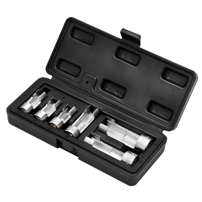 Draper Temperature Sensor Socket Set, 1/2" and 3/8" Sq. Dr. (6 Piece) - TSS-6PC