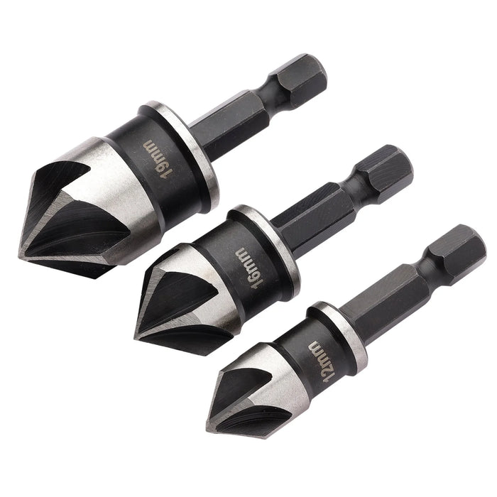 Draper Countersink Bit Set (3 Piece) - CSBSET1