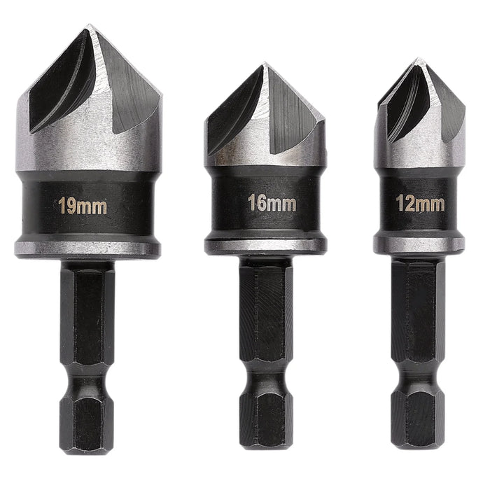 Draper Countersink Bit Set (3 Piece) - CSBSET1